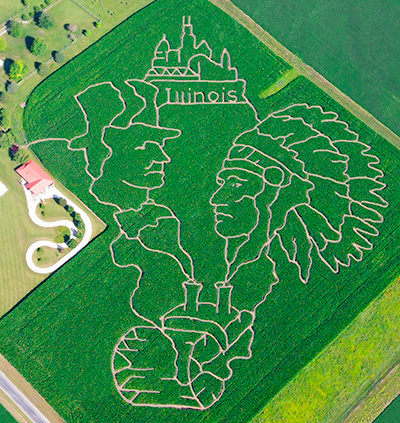 Illinois Bicentennial Maze 2018